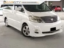 2008 Toyota Alphard 3.0 G MPV 2 POWER DOOR ROOF MONITOR REVERSE CAMERA POWER WINDOWS POWER MIRRORS