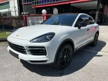 2020 Porsche Cayenne Coupe 3.0 White (360 Surround Cam, Bose Sound, Panoramic Roof, Keyless Start, Sport Chrono, Sport Plus Mode, PDLS Plus, PASM)