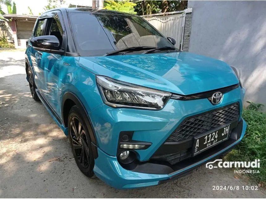 Jual Mobil Toyota Raize 2021 GR Sport 1.0 di DKI Jakarta Automatic Wagon Biru Rp 210.000.000