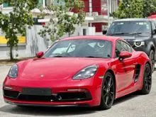 2022 Porsche 718 Cayman 4.0 GTS Turbo Convertible PDK Unregistered Japan Spec 394 Hp 0-100 Km/h 4.5 Sec Top Speed 275 Km/h 2.0 Turbo Engine 7 Speed P