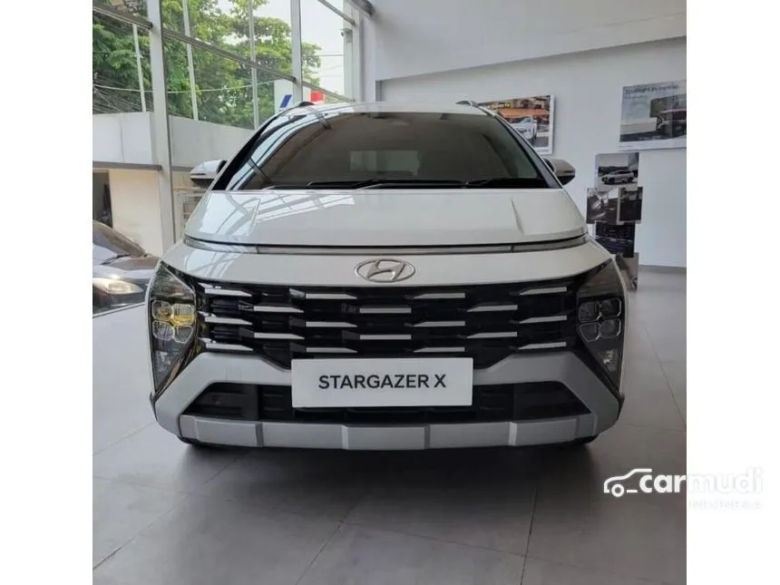 Jual Mobil Hyundai Stargazer X 2024 Prime 1.5 di Banten Automatic Wagon Putih Rp 25.000.000