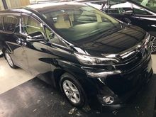 2015 Toyota Vellfire 2.5 Wagon 2.5 X NFL 8 Seaters Roof Monitor Unreg