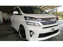 2012 Toyota Vellfire 2.4 Z G Edition MPV
