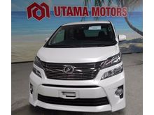 (SAVE RM 90K) 2014 TOYOTA VELLIFIRE 2.4 Z (BACK CAMERA, CRUISE CONTROL)