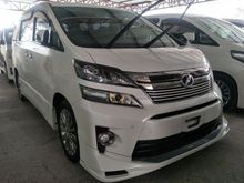 2013 Toyota Vellfire 2.4 Z Golden Eyes MPV including GST