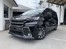 2016 Toyota Vellfire 2.5 Z Edition MPV**8 SEATER**ALPINE AUDIO SYSTEM**ALPINE REAR ENTERTAINMENT**PREMIUM WARRANTY**
