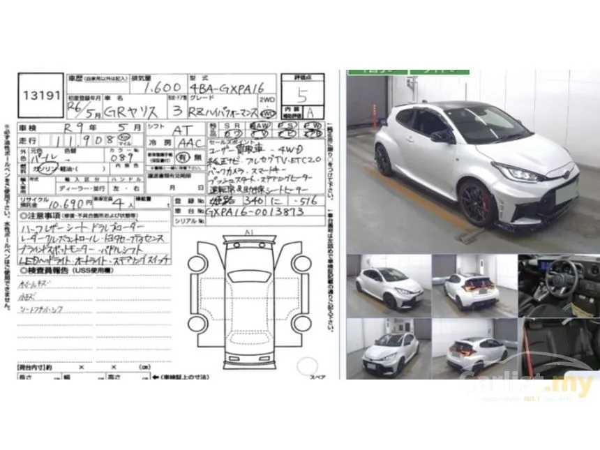 2024 Toyota GR Yaris RZ High Performance Hatchback