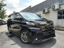 2016 Toyota Vellfire 2.5 Z Golden Eyes JBL 360CAM