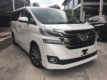 2015 Toyota Vellfire 2.5 V POWER BOOT EDITION MPV