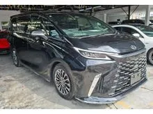 2025 Lexus LM 500h 2.4 Version L 6 Seater MPV Sunroof,Mark Levinson,HUD,DIM,BSM,LDA,Pre Crash Unreg Recon(A) Fullspec 15,000Km 5/AGrade 8Year Warranty