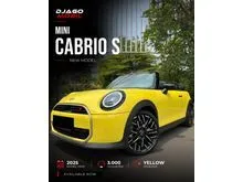2025 MINI Cabrio 2.0 Cooper S Convertible New Model Cabriolet Yellow on Black Kuning