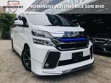 TOYOTA VELLFIRE 3.5 MODELLISTA WTY 2023 2012,CRYSTAL WHITE IN COLOUR,FULL LEATHER SEATS,PILOT SEATS,SELDOM USE,ONE DATIN OWNER