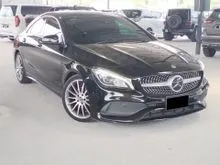 2019 Mercedes-Benz CLA180 1.6 AMG Coupe (A)  1 YEAR WARRANTY LOW MILEAGE 43K ONLY TRUE YEAR MADE 2019 DVD PLAYER