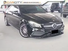 2019 Mercedes-Benz CLA180 1.6 AMG Coupe (A)  1 YEAR WARRANTY LOW MILEAGE 43K ONLY TRUE YEAR MADE 2019 DVD PLAYER