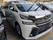 2015 Toyota Vellfire 2.5 ZA Surround camera Power Boot Unreg 0% GST PRICE