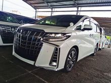 TOYOTA ALPHARD 2.5 SC FACELIFT ALPINE SOUND SUNROOF LANE ASSIST PRE CRASH 2019 JAPAN UNREG