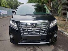 Toyota Alphard 2.5 G ATPM 2016 Hitam KM 20000an
