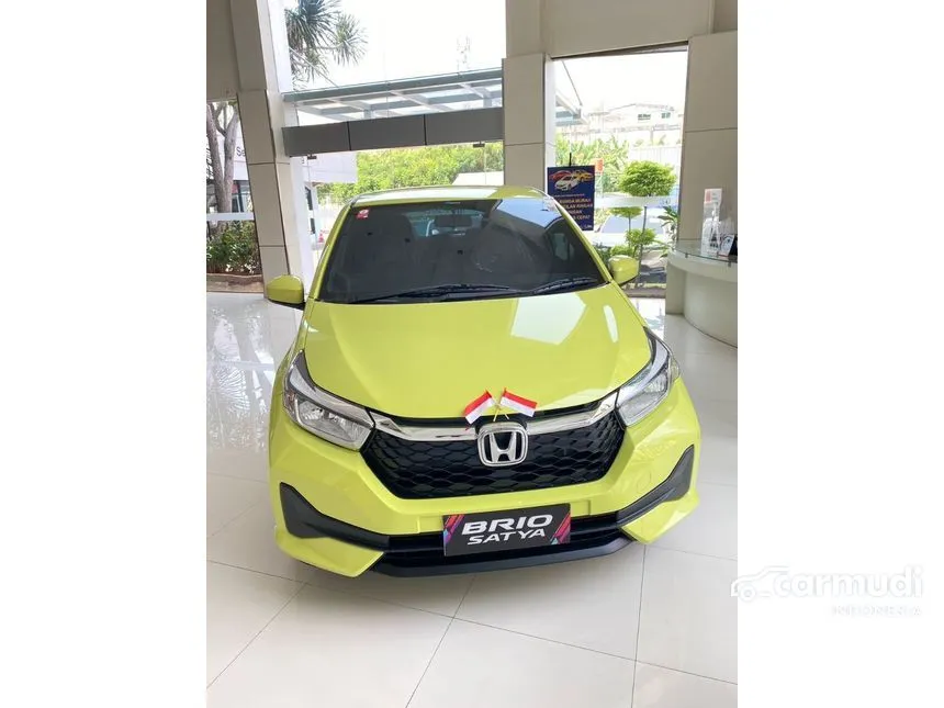 Jual Mobil Honda Brio 2024 E Satya 1.2 di DKI Jakarta Automatic Hatchback Kuning Rp 158.640.000