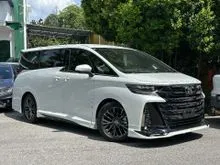 BLACK LEATHER GR BODYKIT UNIVERSAL SIDE STEP GRADE 6A 2025 Toyota Vellfire Z Premier 2.4 TURBO ELECTRICAL MEMORY VENTIALTION SEAT DIM BSM SUNROOF HUD