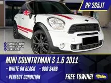 2011 MINI Countryman 1.6 Cooper S SUV White on Black Putih
