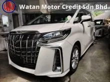 2022 Toyota Alphard 2.5 G SA S UNREG,7 SEATERS,2 POWER DOORS,LED LIGHT,REVERSE CAM,PRE CRASH,PARKTRONIC,LANE ASSIST & ETC,FREE 8 YRS WARRANTY & TINTED