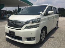 Toyota Vellfire 2.4 Z Platinum MPV FACELIFT TIPTOP