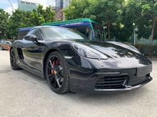 2017 Porsche 718 2.5 Cayman S Coupe PRICE INCLUDED SST SPORT CHRONO PACKAGE SPORT EXHAUST HEAD CREST PDLS