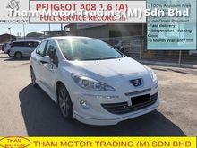 2012 Peugeot 408 1.6(A) THP Turbo Full Service Records BEST CONDITION LIKE NEW 1 OWNER KEEP WELL ACCIDENT FREE LOW MILEAGE