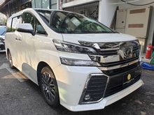 ( LIMITED UNIT ONLY ) JBL SOUND SYSTEM - 4 SURROUND CAMERA - FULL LEATHER SEAT - HIGH SPEC 2017 Toyota Vellfire 2.5 Z G Edition MPV