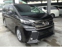 2015 Toyota Vellfire 2.5 Z EDITION 7 SEATER 2/PD UNREG NO GST
