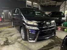 2021 Toyota Vellfire 2.5 Z Golden Eye **  SUNROOF / DIM / BSM / LED FORGE LIGHT / 3 GOLDEN EYE LED / P/BOOT / ROOF MONITOR ** 8 YEAR WARRANTY **
