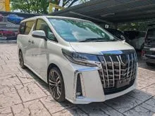 [GRADE 4.5B] 2021 TOYOTA ALPHARD 2.5 S 3BA MPV 7-SEATER SUNROOF PRE-CRASH 2-P/DOOR (A) UNREG