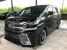 2016 Toyota Vellfire 2.5 ZG with Full Alpine and 19