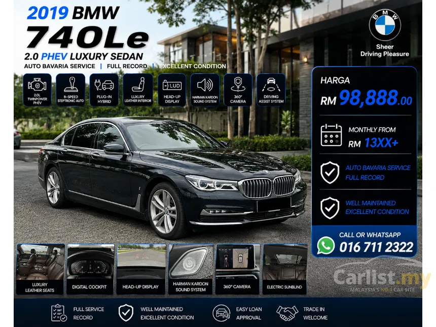 2019 BMW 740Le xDrive Sedan