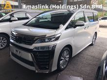 2018 Toyota Vellfire 2.5 ZA Full Alpine Player 360 Surround Camera Power Boot 2 Power Door Pre Crash Lane Departure Assist Full LED 7 Seat 9 Air Bag