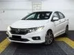 Used 2018 Honda City 1.5 V i-VTEC Sedan PADDLE SHIFT FULL LEATHER SEAT PUSH START REVERSE CAM ORI SPORT RIM - Cars for sale