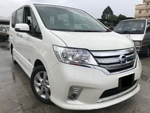 CAN FULL LOAN WARRANTY 1 YEAR 2013 Nissan Serena 2.0 S-Hybrid High-Way Star MPV