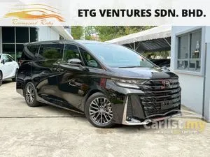 2024 Toyota Vellfire 2.4 Z Premier MPV with Black interior and 5 Years Free Service