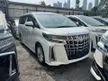 Recon 2018 Toyota Alphard 2.5 S SPEC ** ALPINE FULL SET / LEATHER COVER / 7S / 2PD / PRE CRASH / DISTRONIC / LKA ** FREE 5 YEAR WARRANTY ** OFFER OFFER ** - Cars for sale