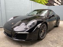 2016 Porsche 911 3.0 Carrera S Black (Sport Chrono, PDLS, Sport Exhaust, Full Leather, Red Safety Belt, PCM)