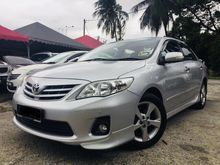 ACTUAL 2013 Toyota Altis 1.8G FACELIFT(A)TRD SPORTIVO KIT