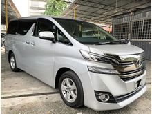 2015 Toyota Vellfire 2.5 X - 8 SEATER - ALL ORIGINAL CONDITION - YEAR END PROMO