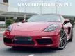 Recon 2019 Porsche Cayman S 718 2.5 Turbo Coupe Unregistered 20 Inch RS Spyder Wheel GT Sport Steering Sport Chrono With Mode Switch Sport Exhaust Syste