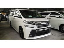 2016 Toyota Vellfire 2.5 ZG MPV / JBL SOUND / SUNROOF / PILOT SEATS / 5 YEARS WARRANTY UNLIMITED KM / FREE SMART TAG / READY STOCK NO NEED WAIT