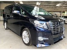 2015 Toyota Alphard 2.5 SA - FULL ALPINE SET - 5 YEARS WARRANTY - PEARL BLUE