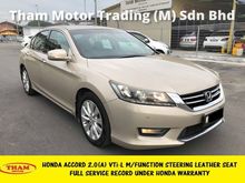 Honda Accord 2.0 i-VTEC VTi-L FULL SERVEICE RECORD UNDER HONDA WARRANTY FULL LEATHER SEAT