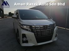 (NEW CAR MILEAGE) 2017 Toyota Alphard 2.5 SC PACKAGE UNREGISTERED