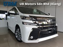 2017 Toyota Vellfire 2.5 Z Golden Eyes - Free Piooner - 100% Real Mileage - Free Pre Crash - Grade A Condition - KL AP Dealer - Cheapest In Town
