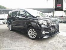 2016 TOYOTA ALPHARD 2.5 SA WITH PRE CRASH SYSTEM, 7 SEATER, TWO POWER DOOR