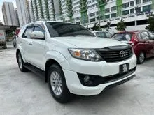 2012 Toyota Fortuner 2.5 G (A) TRD Sportivo Leather Seat Reverse Camera Front and Rear Dashcam